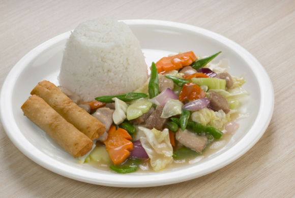 Chopseuy with Lumpia