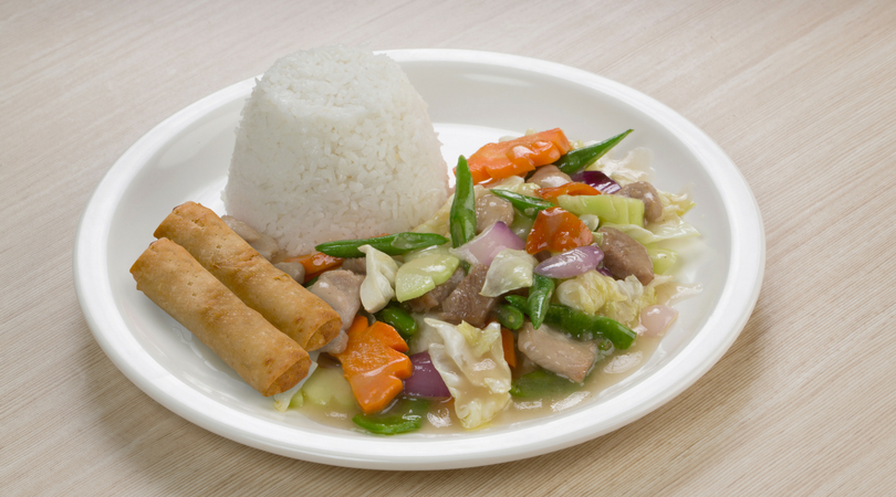 Chopseuy with Lumpia